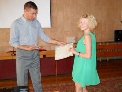 Вручение удостоверений о краткосрочном повышении квалификации специалистам ОАО «Егорьевск-обувь»