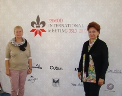 Г-жа Леденева Ирина и г-жа Юрина Татьяна на ежегодном собрании Международной школы дизайна ESMOD International в Осло